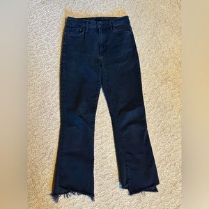 MOTHER Black Jeans / The Insider Crop Size 28